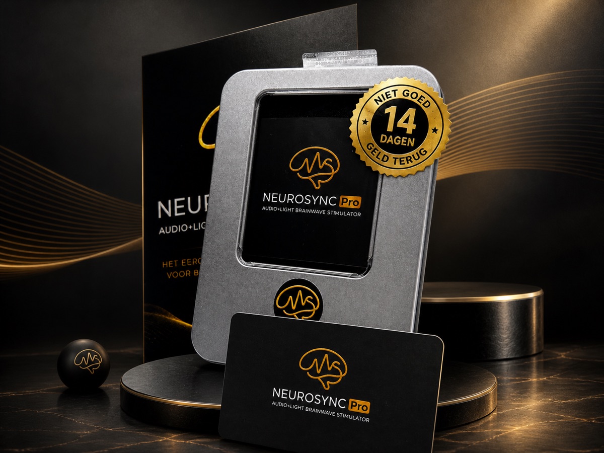 NeuroSync Pro delivered in a luxury storage box with 14-day money-back guarantee